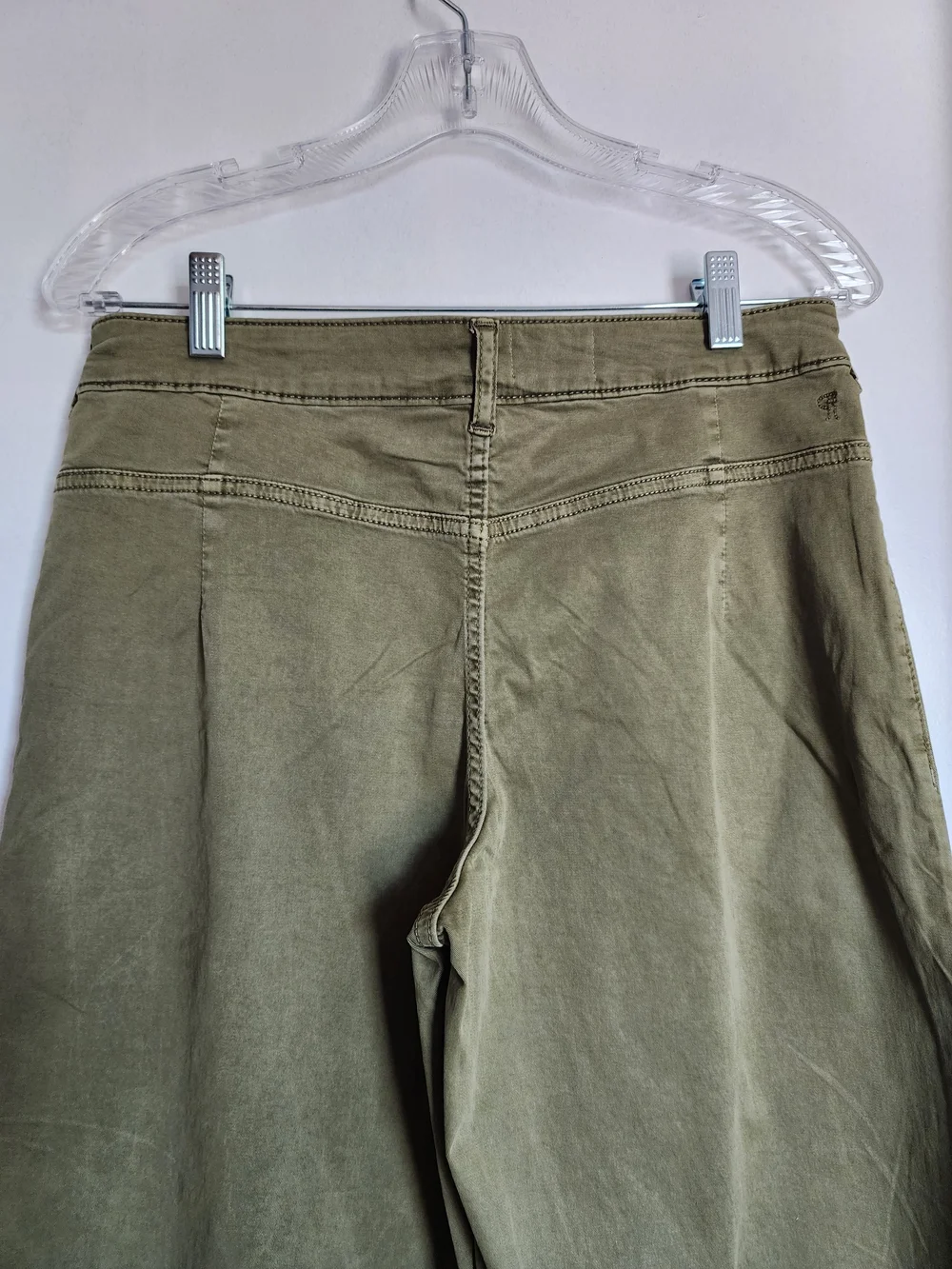 Pilcro Wide-leg Olive Green Pants Size 29